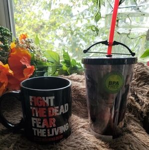 AMC Walking Dead cup and tumbler